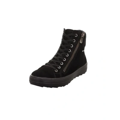 Afbeelding van Legero Veterboots, Dames, Maat: 41.5, Schwarz Veloursleer