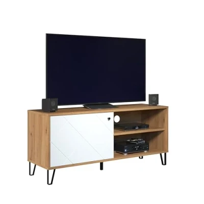 Afbeelding van tv meubel Touch 123 x 40 56 cm Artisan Oak decor