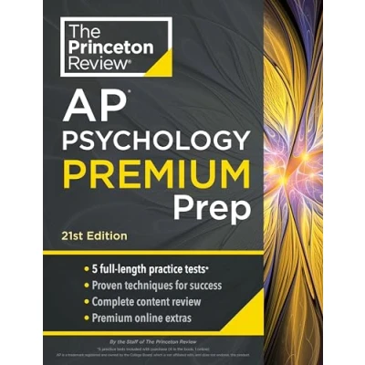 Afbeelding van College Test Preparation Princeton Review AP Psychology Premium Prep, 2024