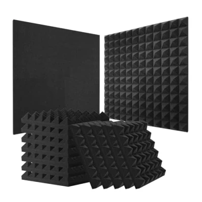 Image de VEVOR Panneau Mousse Acoustique pour Mur Plafond Studio Lot de 24 30x30x5 cm