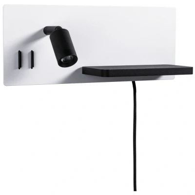 Afbeelding van Paulmann Serra 71102 Wandlamp 5.5 W LED Wit (mat), Zwart (mat)