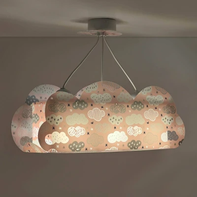 Afbeelding van Dalber Cloud pink hanglamp in wolkvorm,