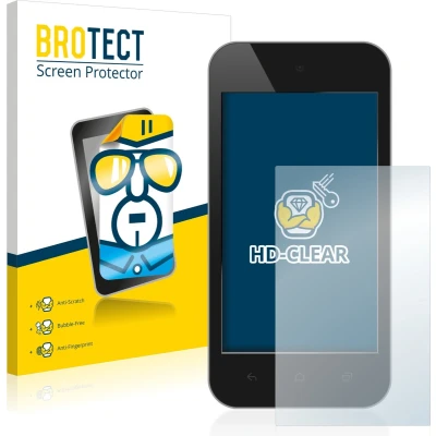 Afbeelding van BROTECT Screenprotector voor Standaardmaten met 4.3 inch Schermen [96.5 mm x 55.3 mm, 16:9] Folie Beschermfolie transparant (2 Stuks)