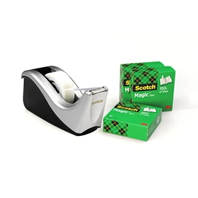 Afbeelding van Tapehouder scotch c60 zilver
