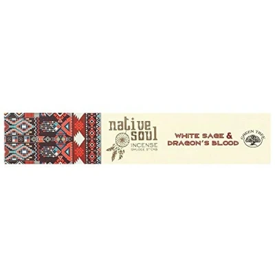 Afbeelding van native soul dragon&#039;s blood &amp; white Sage wierook