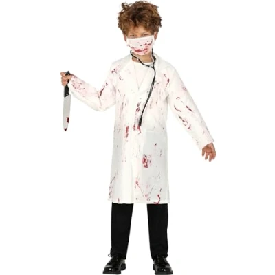 Afbeelding van Fiestas Guirca Verkleedpak Dentist Junior Wit Mt 10 12 Jaar