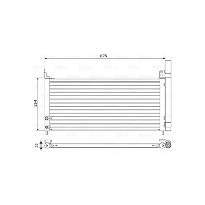 Afbeelding van Valeo Airco condensor 814464