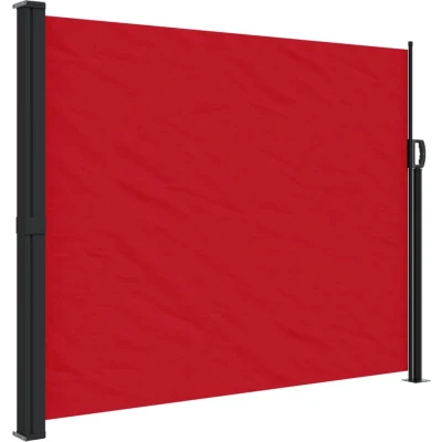 Afbeelding van Windscherm uittrekbaar 160x600 cm rood