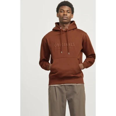 Afbeelding van Jack &amp; Jones Jorfrederiksberg Hoodie, Heren, Maat: XL, Brown