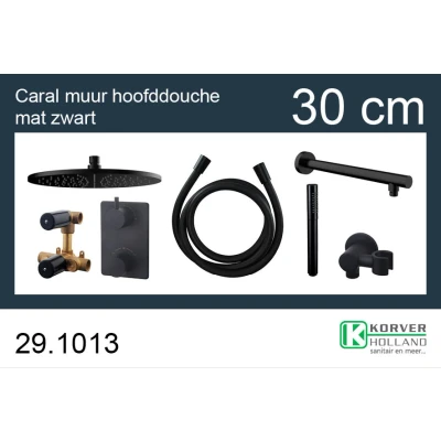 Afbeelding van Wiesbaden one pack inbouwthermostaatset rond type 304 MZ (30cm)