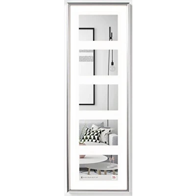 Image de walther design cadre photo argent 5X 10x15 cm Galerie avec passe partout, plastique Galeria KS515H