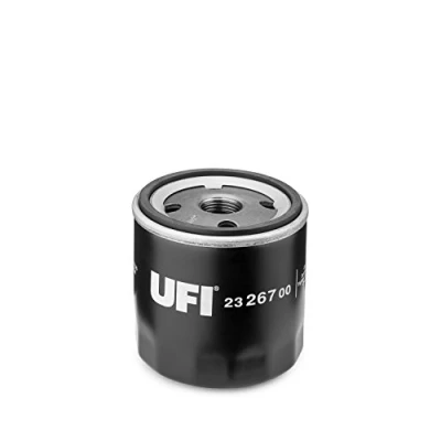 Afbeelding van UFI 23.267.00 Oliefilter 3/4 16 UNF Met een terugloopbeveiligingskleppen Opschroeffilter FORD: FIESTA 6, Focus 2, S Max Mk1, VOLVO: V50, V40 Hatchback
