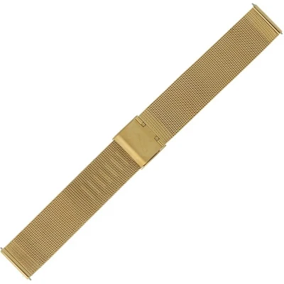 Afbeelding van Morellato PMX054ESTIA Horlogebandje Quick release Staal Goudkleurig 18 mm