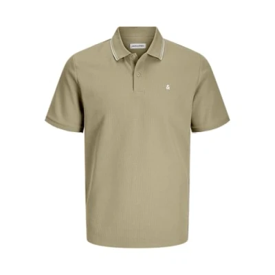 Image de Jack &amp; Jones Jjeaustin Polo Ss Noos, Kaki, S
