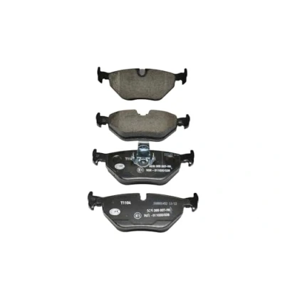 Afbeelding van HELLA 8DB 355 007 981 Remblokkenset Geschikt voor slijtage waarschuwingscontact BMW: 5 Saloon, Touring