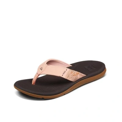Afbeelding van Reef Santa Ana slippers dames zwart dessin