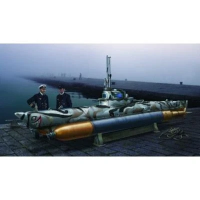 Image de ITALERI I5609 MAQUETTE SOUS MARIN DE POCHE BIBER ECHELLE 1:35