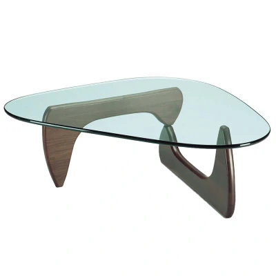 Afbeelding van Vitra Coffee Table Walnotenhout Pot Interieur
