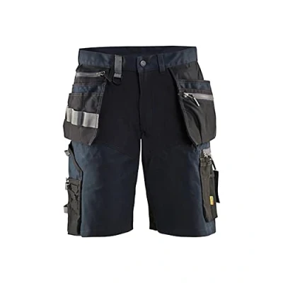 Afbeelding van Blåkläder Short Stretch Met Spijkerzakken 15981343 Donker Marineblauw/Zwart Maat 48
