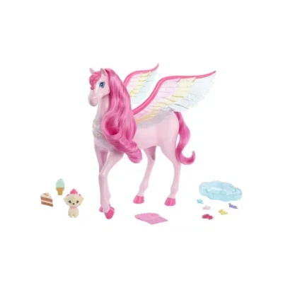 Afbeelding van Barbie A Touch Of Magic Pegasus speelgoed in de kleur Roze