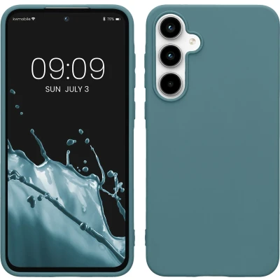 Afbeelding van kwmobile telefoonhoesje geschikt voor Samsung Galaxy A55 5G Hoesje smartphone Back cover in Arctische nacht