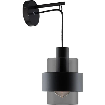 Afbeelding van Freelight Wandlamp Chiasso H 40 cm zwart