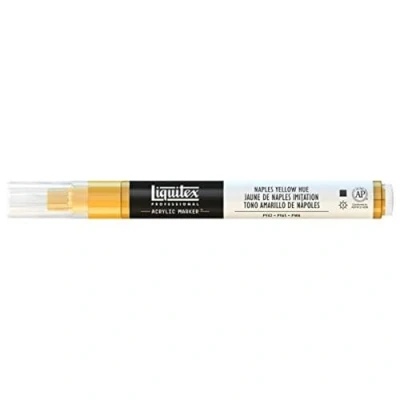 Afbeelding van Liquitex Marker, fijne punt, geel van Napels Imitatie