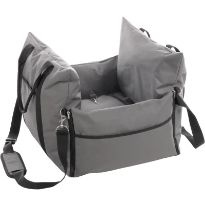 Afbeelding van Flamingo Bobba Autostoel Honden Staand 3 in 1 Grijs 56x56x42cm 1st 139267