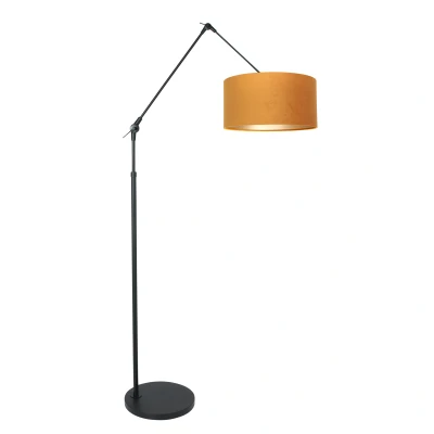 Afbeelding van Steinhauer vloerlamp Prestige chic zwart metaal 8117ZW