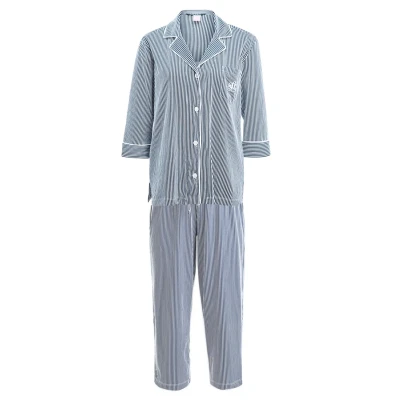 Afbeelding van Ralph Lauren dames Pyjamaset met print in de kleur Blauw, maat: XS