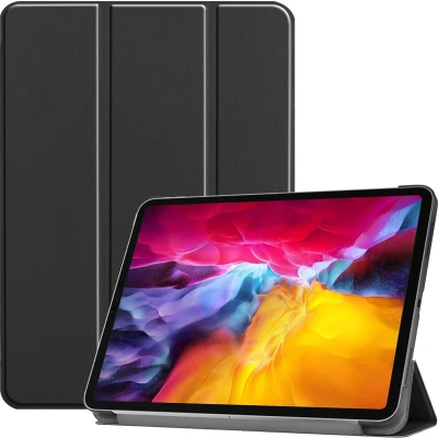 Afbeelding van iMoshion Tablet Hoes Geschikt voor iPad Pro 11 (2018) / (2020) (2021) (2022) Trifold Bookcase Zwart