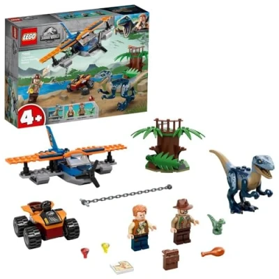 Afbeelding van LEGO Jurassic World 4+ Velociraptor: Tweedekker Reddingsmissie​ 75942