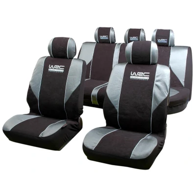 Afbeelding van WRC 007339 Stoelhoes Zwart/Grijs Met motief Polyester voor en achter