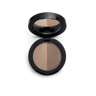 Afbeelding van Makeup Revolution Wenkbrauwpoeder Duo Brow Powder Ash Brown tweekleurig