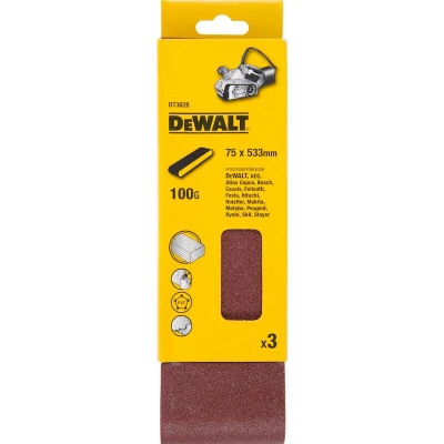 Afbeelding van DeWALT DT3628 P100 Schuurband 75x533mm VE=3