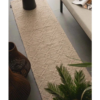 Afbeelding van Balkonkleed Var Beige 66x230 Cm