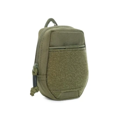 Afbeelding van EDC kleine tas, outdoor portemonnee, sleuteletui, compacte opbergtas, veelzijdige opbergtas voor heuptas, legergroen, klassiek