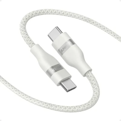 Afbeelding van Anker Nano USB C naar kabel, 240 W, 1,8 m, flexibel, gevlochten, kleurrijk, snellaadkabel voor iPhone 16/16 Pro/16 Plus/16 Pro Max, MacBook Pro/Air, iPad Galaxy S24 en