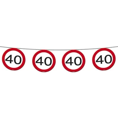 Afbeelding van Slinger karton 40 Verkeersbord