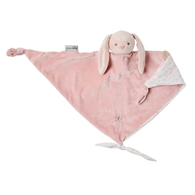 Afbeelding van Nattou Knuffeldoekje Doudou Konijn Alice en Pomme 65x35 cm Poederroze