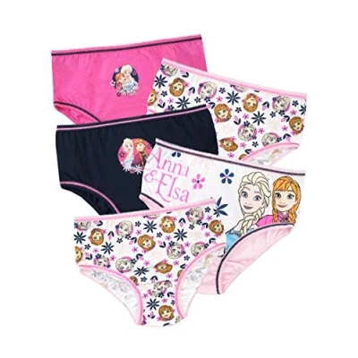 Afbeelding van Disney Meisjesslip Frozen slip 5 stuks Anna &amp; Elsa, Meerkleurig