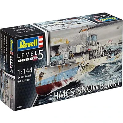Afbeelding van 1:144 Revell 05132 Flower Class Corvette HMCS Snowberry Plastic Modelbouwpakket