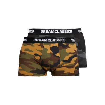 Afbeelding van Urban Classics Boxer 2 PACK Onderbroeken, Heren, Maat: XXL, Woodcamo/darkcamo