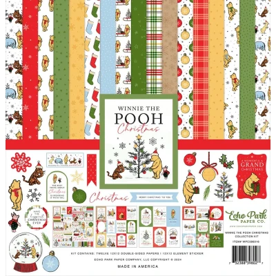 Afbeelding van Echo Park Winnie The Pooh Christmas 12x12 Inch Collection Kit (WPC386016)
