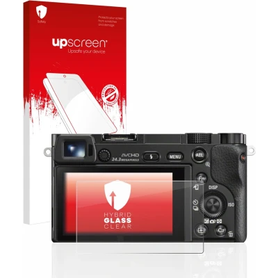 Afbeelding van upscreen Screenprotector voor Sony Alpha 5000 / 6000 6400 Folie Beschermfolie Beschermglas transparant