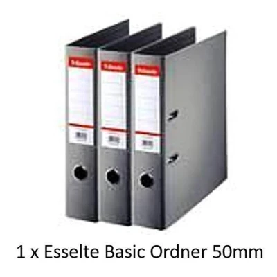 Afbeelding van Esselte Ordner Basic 50 mm grijs