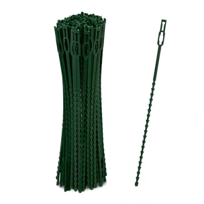 Afbeelding van Relaxdays plantenbinders 23 cm set van 200 kabelbinders voor planten verstelbaar