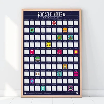Afbeelding van Gift Republic Scratch Poster 100 Sci Fi Films Kraskaart