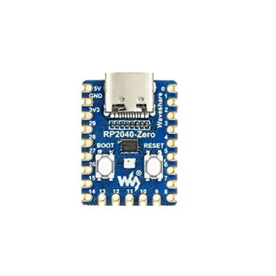 Afbeelding van Waveshare RP2040 Zero (1 stuks), Pico Like MCU Board, gebaseerd op Raspberry Pi Mini versie, Castellated Module Geschikt voor SMD toepassingen