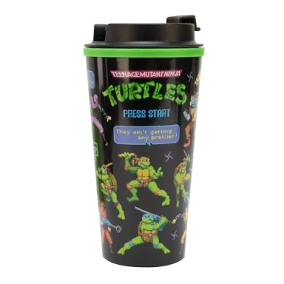 Afbeelding van TMNT Koffiemok, Ninja Turtles Design Geïsoleerde 450 ml, Officiële Merch